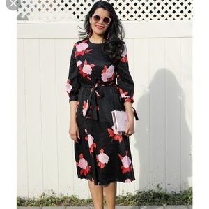 Who What Wear tie sleeve dress